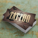 Search for tattoo business cards Typography