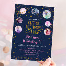Search for out of this world invitations Outer space party
