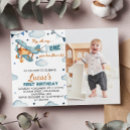 Search for vintage airplane birthday invitations Up up and away
