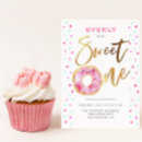 Search for donut 1st birthday invitations First birthday party
