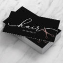 Search for modern professional elegant simple business cards hair stylist