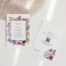Search for double sided wedding invitations Qr code