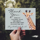 Search for animal thank you cards A little wild one
