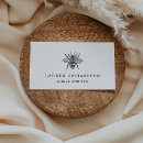 Search for bee business cards Vintage