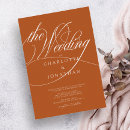 Search for orange wedding invitations Fall