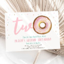 Search for two sweet birthday invitations Doughnut