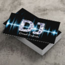 Search for music dj business cards jockey frisbees