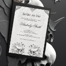 Search for skeleton invitations black and white