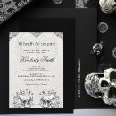 Search for gothic bridal shower invitations Skulls