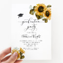 Search for sunflower graduation invitations Grad party