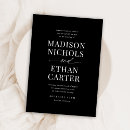 Search for black tie wedding invitations Classic