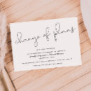 Search for change of plans wedding invitations update