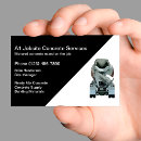 Search for concrete business cards construction