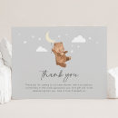 Search for baby thank you cards bear