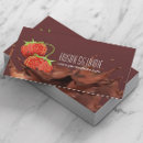 Search for chocolate business cards cake