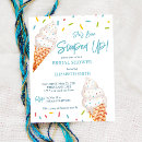 Search for bridal sprinkle invitations Ice cream