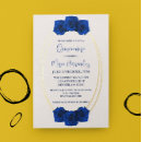 Search for royal blue 18th birthday invitations Gold