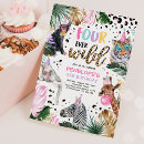Search for jungle 4th birthday invitations Safari