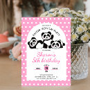 Search for panda birthday invitations Cartoon