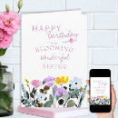 Search for sister in law birthday cards Wildflower