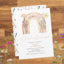 Search for rainbow birthday invitations Wild and onederful