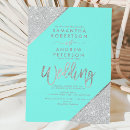 Search for aqua wedding invitations chic