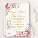 Search for pink flower invitations Vintage