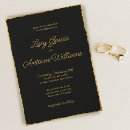 Search for black tie formal event invitations Sophisticated