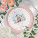 Search for elephant baby shower plates For her