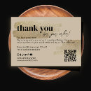 Search for with qr code thank you cards Black