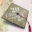 Search for glitter graduation cap toppers Gold