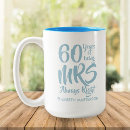 Search for 60th anniversary mugs Sixtieth