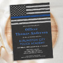 Search for law enforcement invitations Thin blue line