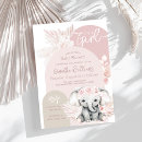 Search for pink elephant baby shower invitations watercolor