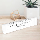 Search for business name plates Contemporary