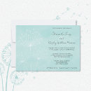 Search for dandelion wedding invitations Rustic
