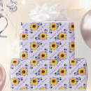 Search for sunflower wrapping paper Modern