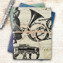 Search for music wrapping paper Decoupage