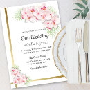 Search for floral border wedding invitations modern