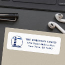 Search for ocean labels Navy blue