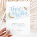 Search for moon birthday invitations 2nd birthday party