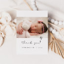 Search for baby thank you cards typography