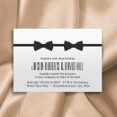 Search for bow tie wedding invitations Mr and mr
