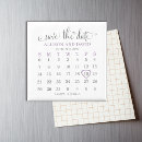 Search for calendar save the date magnets Minimalist