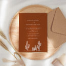Search for desert wedding invitations Minimalist