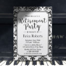 Search for damask invitations retirement