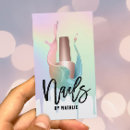 Search for nail polish bottle business cards Makeup artist