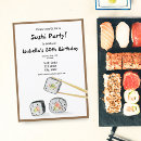 Search for sushi birthday invitations Adult