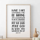 Search for joshua 1 9 posters Be strong and courageous