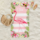 Search for flowers beach towels girly